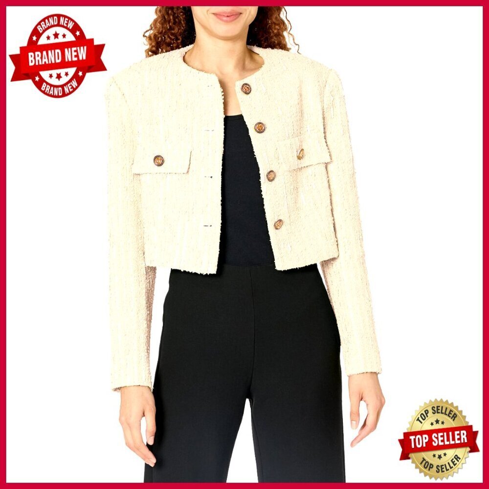 Wool Blend Casual Jacket, Regular Fit, Long Sleeve, Button Closure